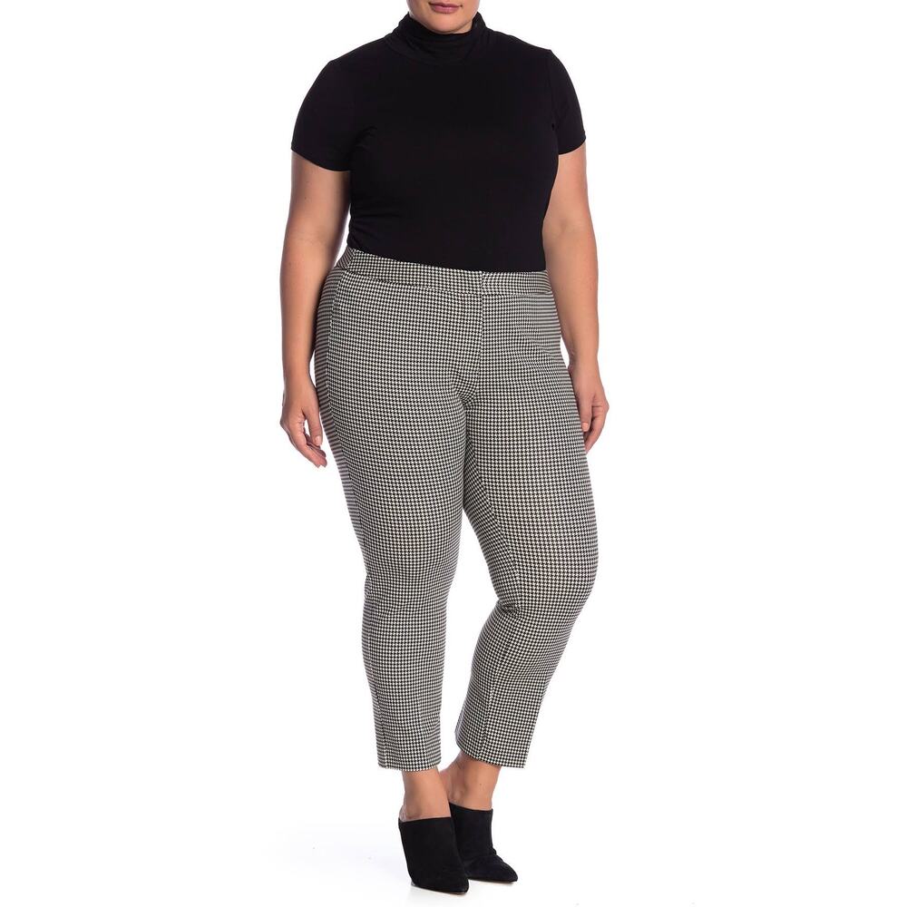 Amanda + Chealsea 16 Houndstooth‎ Career Office Pants Interview Outfit Women